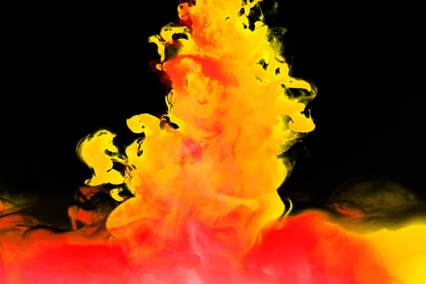 Colorful Inks in water — Stock Photo, Image