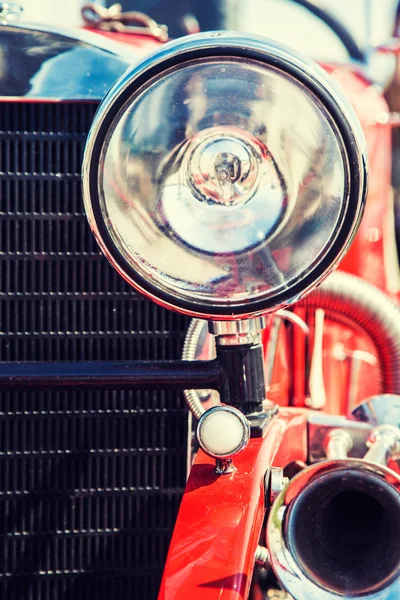 Retro car headlight — Stock Photo, Image