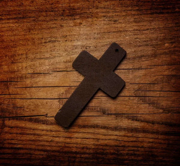 Close-up of Wooden cross — Stock Photo, Image