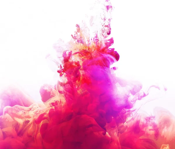 Pink inks in water — Stock Photo, Image