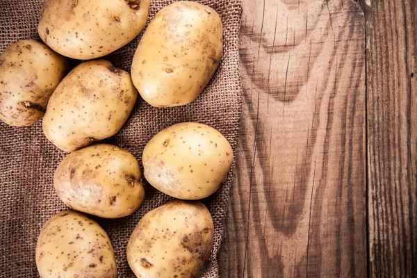 新鮮なジャガイモのクローズ アップ — ストック写真