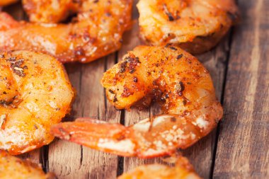 lezzetli kızarmış karides