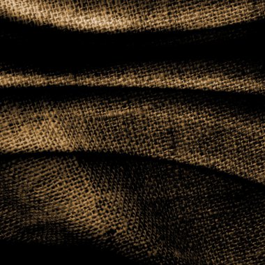 Doğal keten kumaş kıvrımları ile