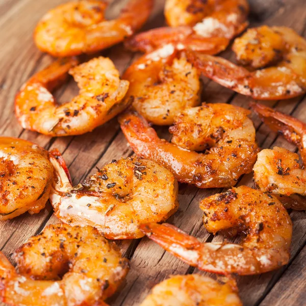 Tasty fried shrimps — Stock Photo, Image