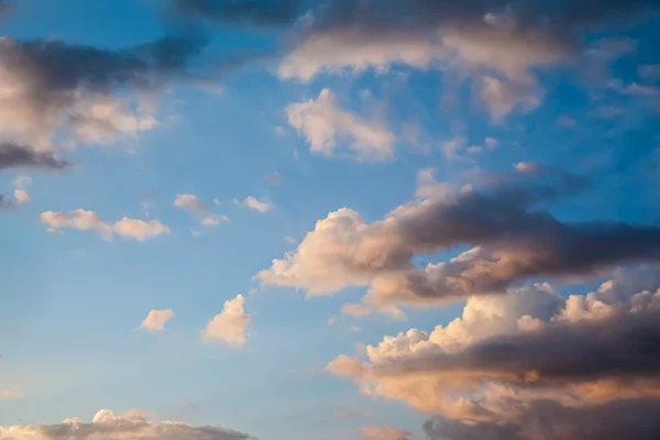 Blue sky with clouds — Stock Photo, Image