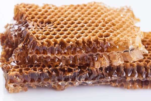 Close-up of sweet honeycombs Royalty Free Stock Images