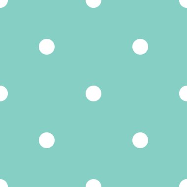 Beyaz ve mavi polka dot Dikişsiz desen vektör 
