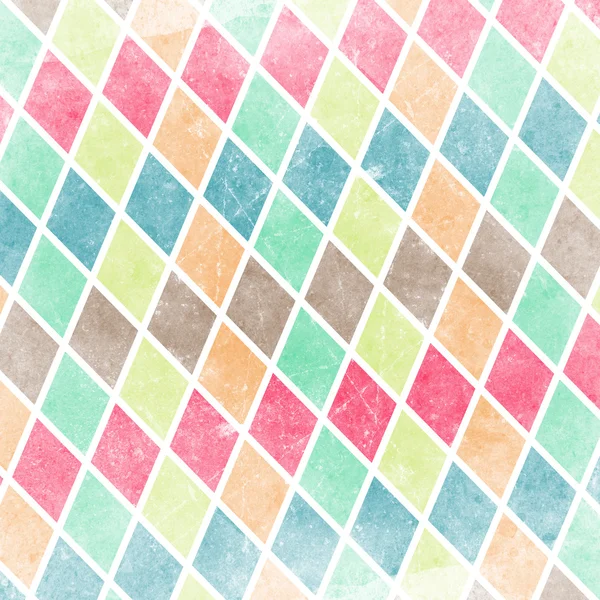 Geometriai mintás, színes rombs — Stock Fotó