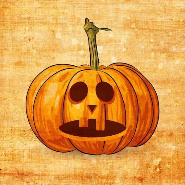 Strašidelné jack o lantern halloween dýně — Stock fotografie