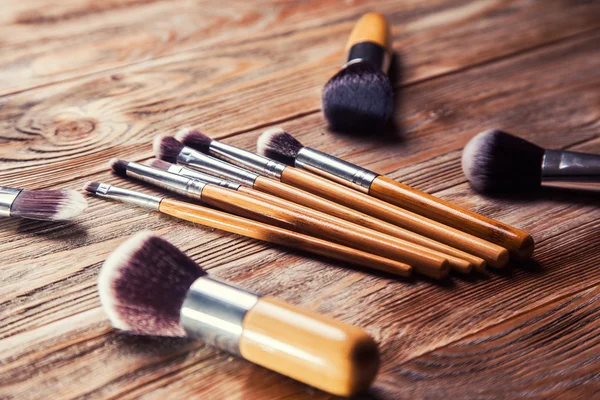 Juego de pinceles para maquillaje — Foto de Stock