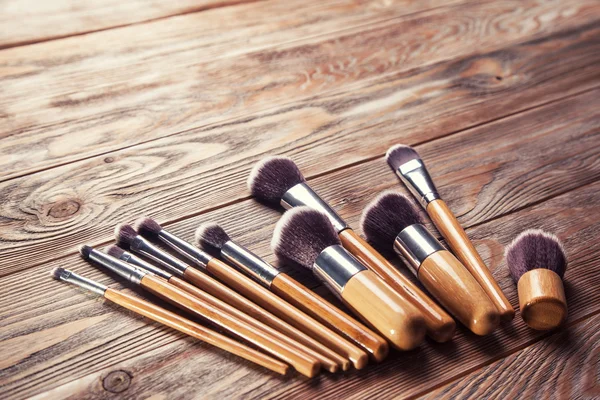 Juego de pinceles para maquillaje — Foto de Stock