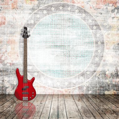 Odada elektro gitar