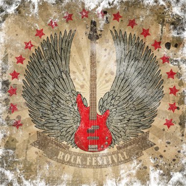 gitar müzik poster