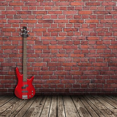 Odada elektro gitar