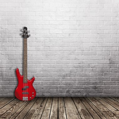 Odada elektro gitar