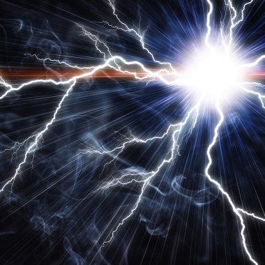 Yıldırım elektrik flaş