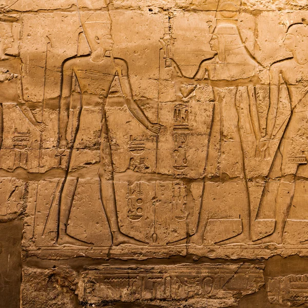 Starém Egyptě hieroglyfy — Stock fotografie