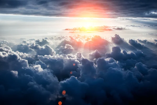 Nuvens céu bonito — Fotografia de Stock