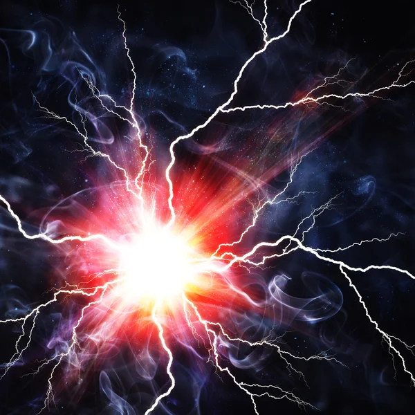 Electric flash of lightning — Stock Photo, Image