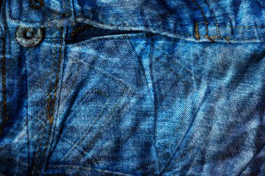 Mavi kot pantolon deseni