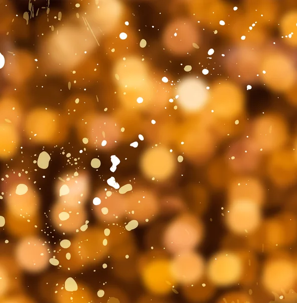 Goldenen Hintergrund Farbe Bokeh Kreise — Stockfoto