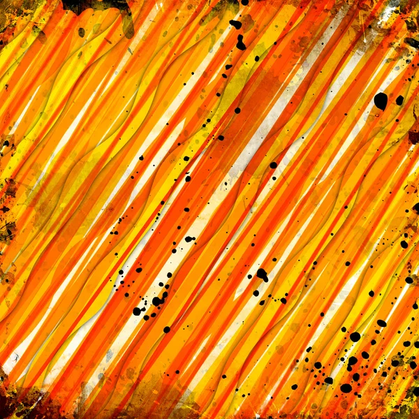 Oranje lijnen met zwarte stippen — Stockfoto