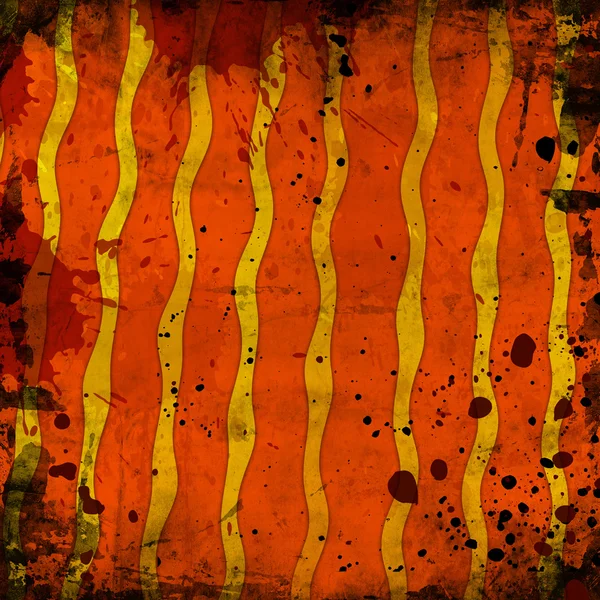 Pomarańczowy kolor linii z czarnymi plamami — Zdjęcie stockowe