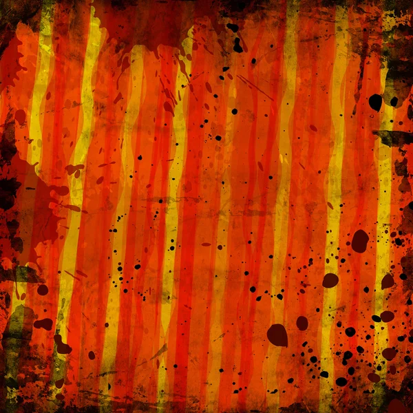 Linee di colore arancione con macchie nere — Foto Stock