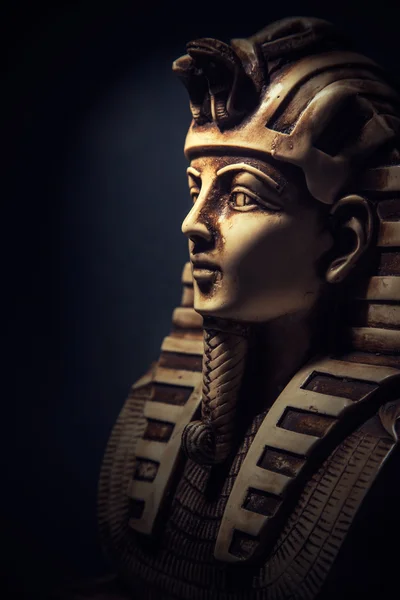 Tutanchamun-Maske aus Stein — Stockfoto