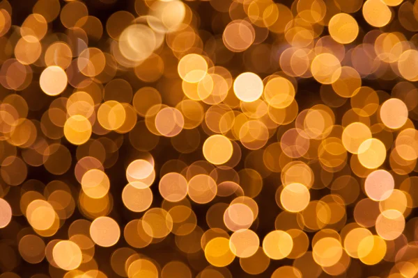 Gouden achtergrond kleur bokeh cirkels — Stockfoto