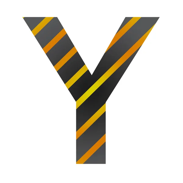 Буква Y в промышленном стиле — стоковое фото