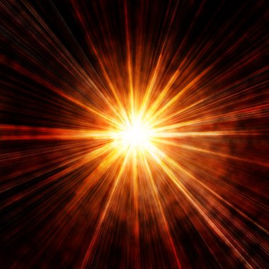 güneş patlaması arka plan