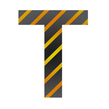 Endüstriyel stilde T harfi