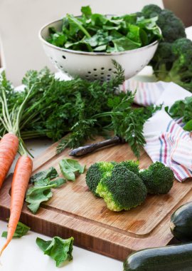 organik taze sebzeler