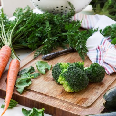 organik taze sebzeler