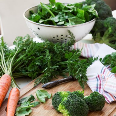 organik taze sebzeler