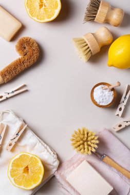 Sıfır atık plastik mutfak temizleme aletleri