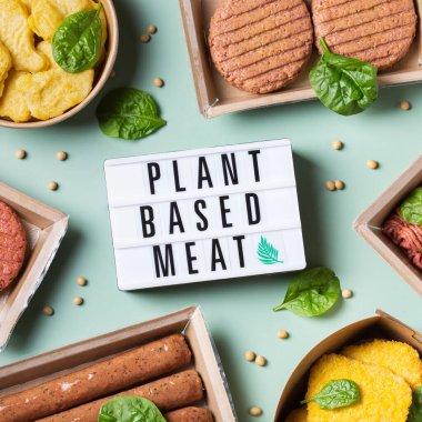 Bitki temelli et çeşitliliği, karbon ayak izini azaltmak için yiyecek