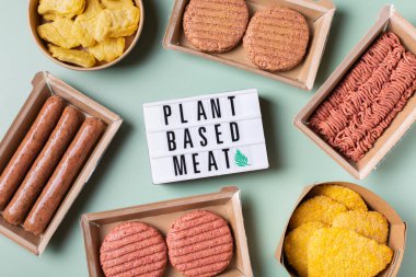 Bitki temelli et çeşitliliği, karbon ayak izini azaltmak için yiyecek