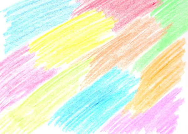 Oil pastel crayon's abstract picture — Stock Photo, Image