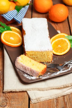 Ev yapımı turuncu kek