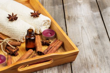 Spa ürün çeşitliliği ile organik uçucu yağ