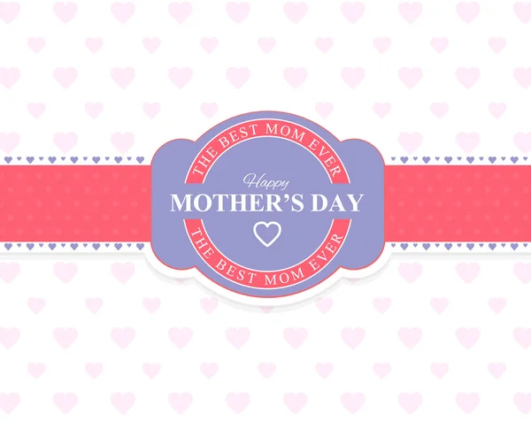 Projeto de fundo feliz Dia das Mães. Anúncio e Celebração Mensagem Poster, Modelo de panfleto —  Vetores de Stock