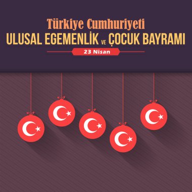 Türkiye Cumhuriyeti Kutlama Kartı ve Tebrik Mesajı Afişi, Özgeçmiş, Rozetler - İngilizce 
