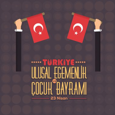 Türkiye Cumhuriyeti Kutlama Kartı ve Tebrik Mesajı Afişi, Özgeçmiş, Rozetler - İngilizce 