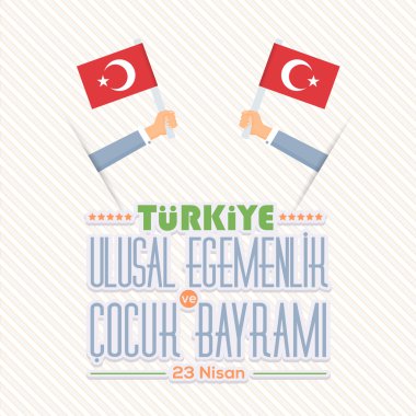 Türkiye Cumhuriyeti Kutlama Kartı ve Tebrik Mesajı Afişi, Özgeçmiş, Rozetler - İngilizce 