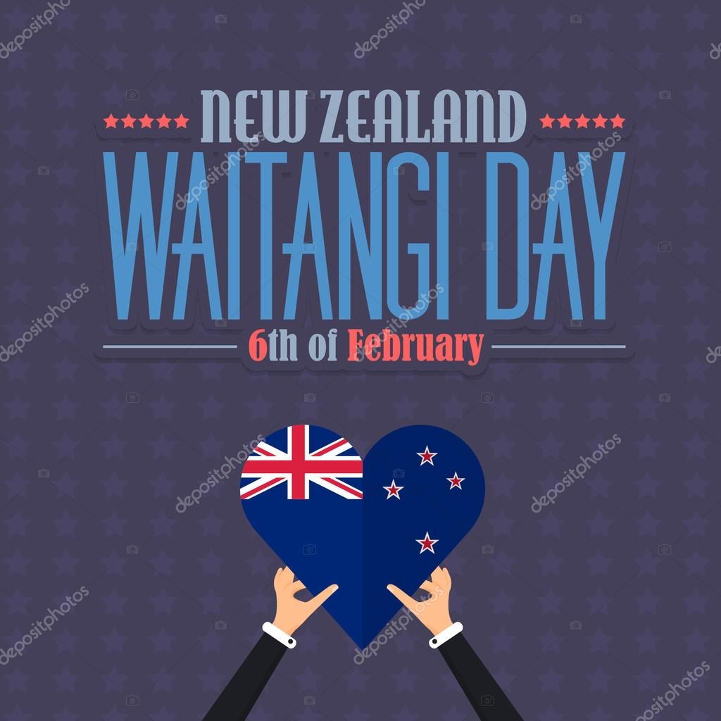 Tema Día de Nueva Zelanda Waitangi, Tarjeta de celebración nacional