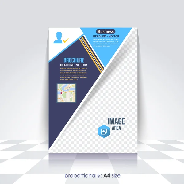 Mehrzweck-Business-Broschüre, Katalogcover, Corporate Leaflet-Vorlage — Stockvektor