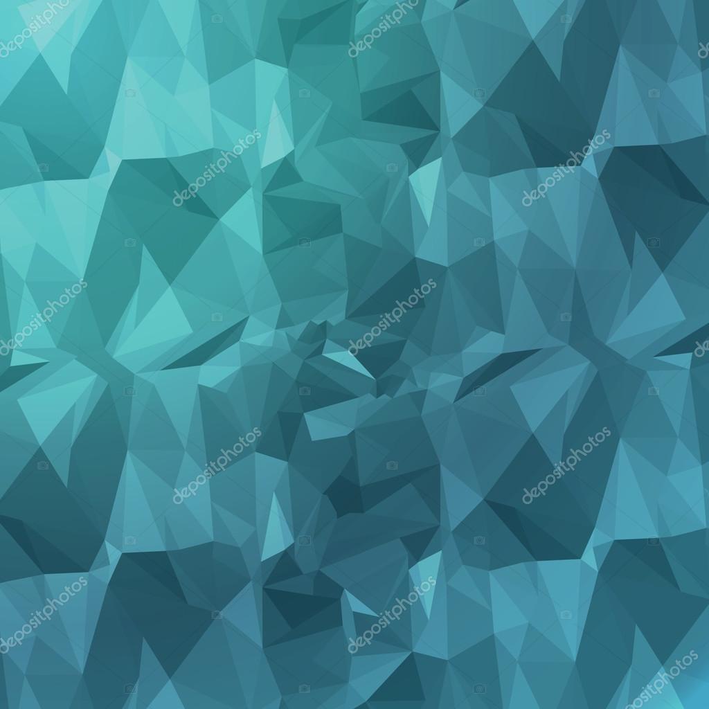 Sea Blue Colors Low Poly Abstract Background Stock Vector Image by ...