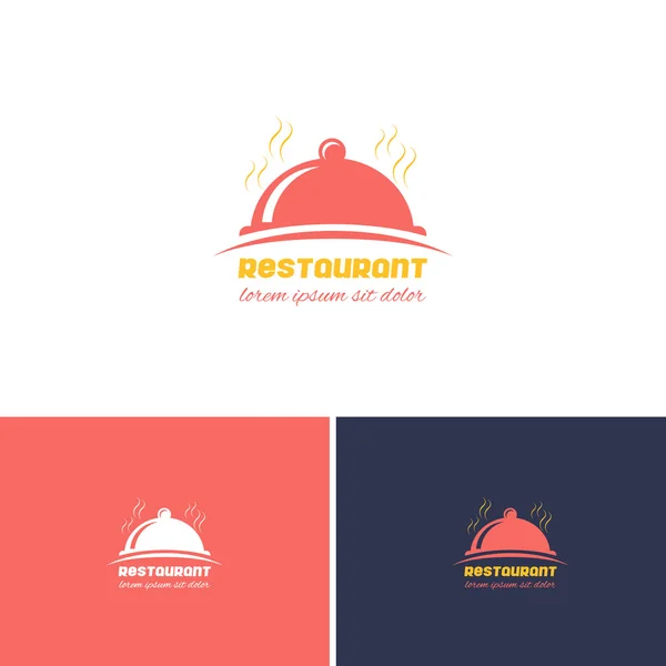 Restoran Vektör Simgesi, Logo, İşaret, Sembol Şablonu — Stok Vektör